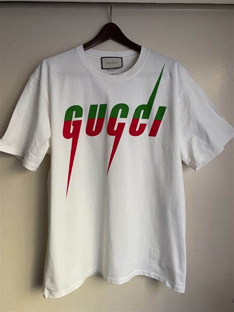 gucci red and green shirt